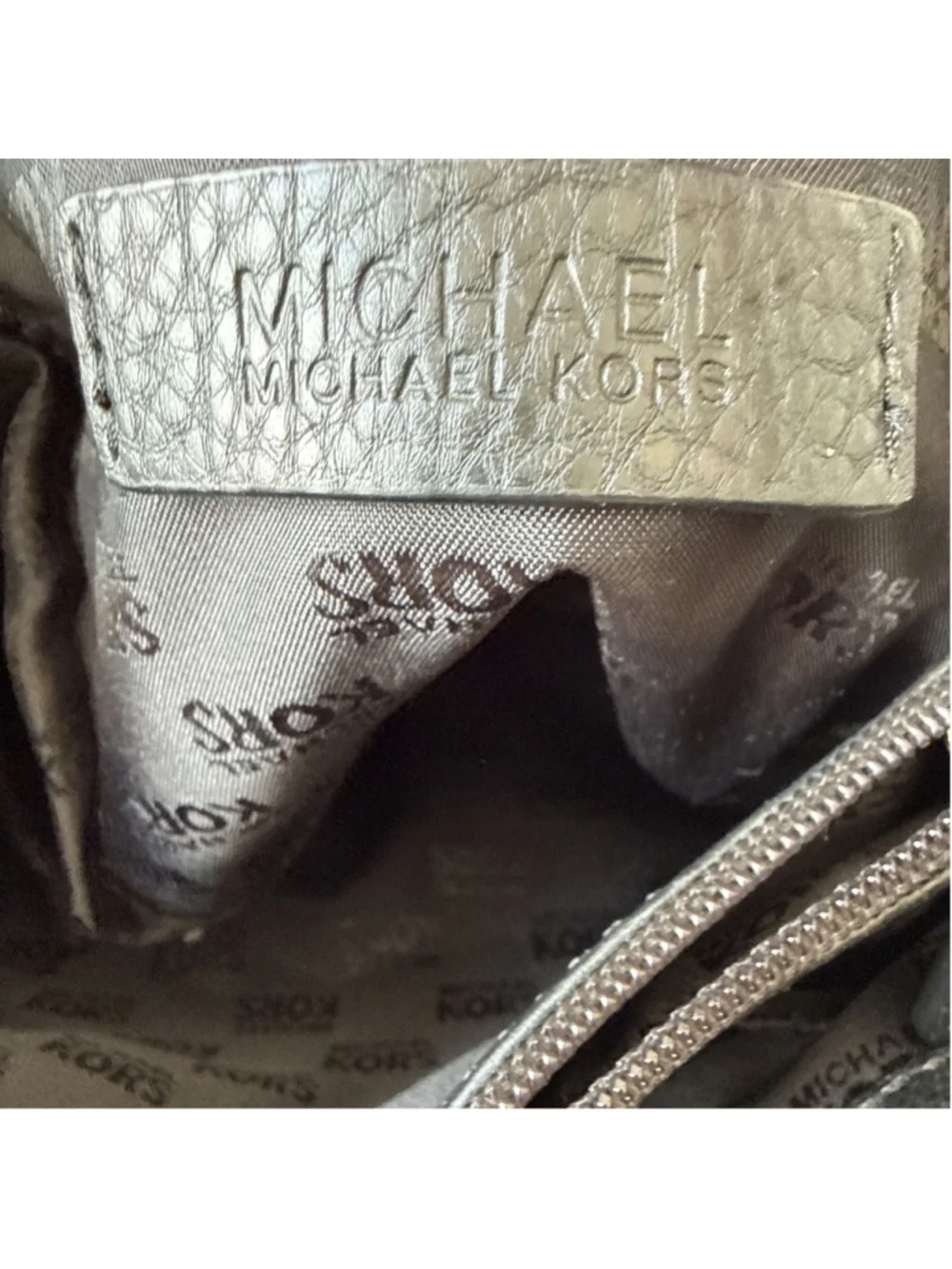 Michael Kors Fulton Black Pebbled Leather Tote Hobo Shoulder Bag Crossbody Nwot